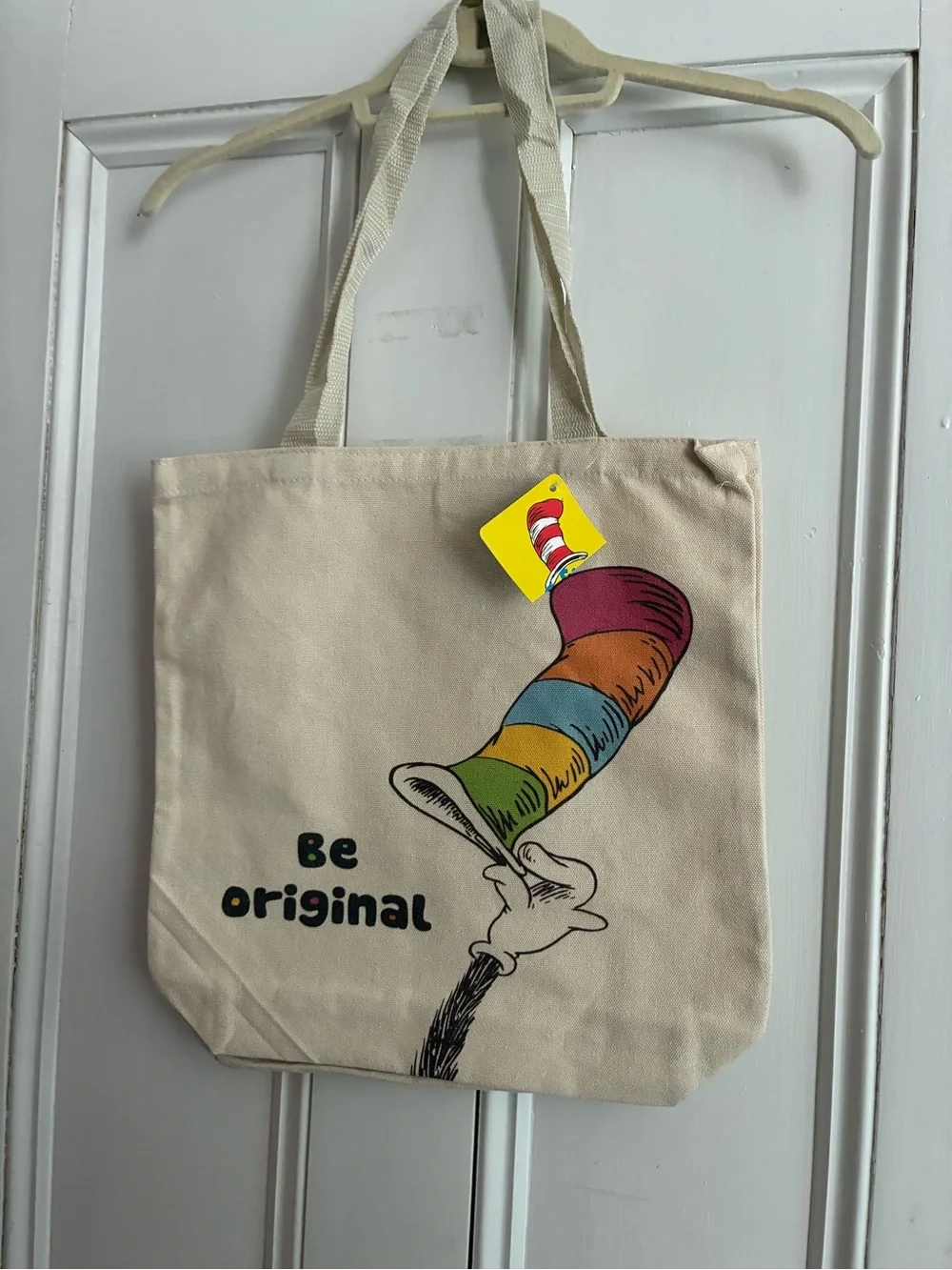 Dr. Seuss Canvas Tote Bags - set of 7.